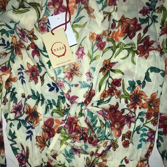 NWT Raga My Paradise Tie Romper - Picture 5 of 8